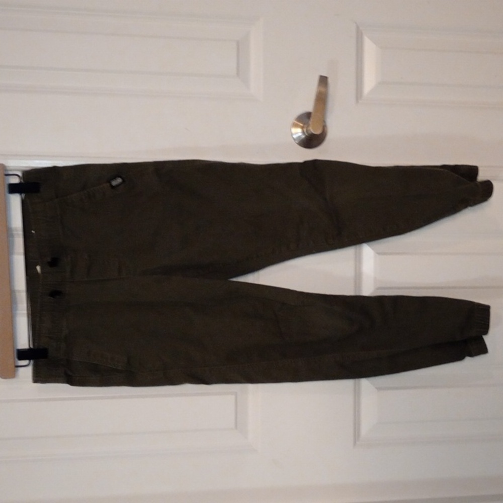 Boys' H&M olive green joggers, size 14